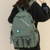 Waterproof Nylon Female Backpack Large Capacity School Bag Men Laptop Backpacks