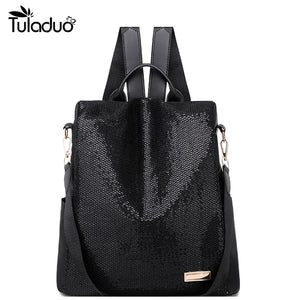 Women Waterproof Anti Theft Backpack for Girls Schoolbag Sac A Dos