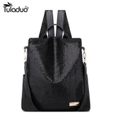 Women Waterproof Anti Theft Backpack for Girls Schoolbag Sac A Dos