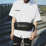 Men's Waist Pack Shoulder Messenger Bag Waterproof Cycling Travel Chest Bag