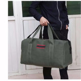 Multifunctional Camping Canvas Travel Bag Large Capacity Shoulder Gym Bag Duffel
