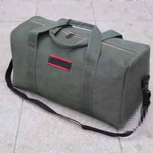 Multifunctional Camping Canvas Travel Bag Large Capacity Shoulder Gym Bag Duffel