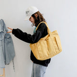 Multifunctional Travel Canvas Handbags for Women Casual Shopping Shoulder Bags