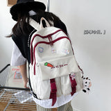 Waterproof Nylon Women Backpack with Large Capacity