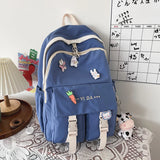 Waterproof Nylon Women Backpack with Large Capacity