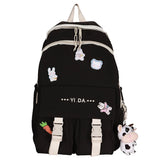 Waterproof Nylon Women Backpack with Large Capacity