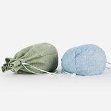 Round Bottom Jute Linen Drawstring Bags Pouch Gift Bag