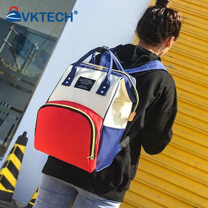 Waterproof Canvas Travel Backpack Ladies Shoulder Bag