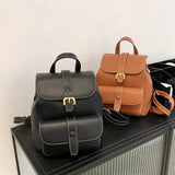 Natural Cowhide Large-capacity Leather Backpack