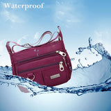 Nylon Waterproof Messenger Bag for Lady Crossbody Shoulder Bag