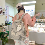 Cute Cartoon Girl Schoolbag Large Capacity Backpack