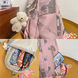Cute Cartoon Girl Schoolbag Large Capacity Backpack