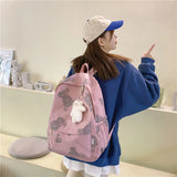 Cute Cartoon Girl Schoolbag Large Capacity Backpack