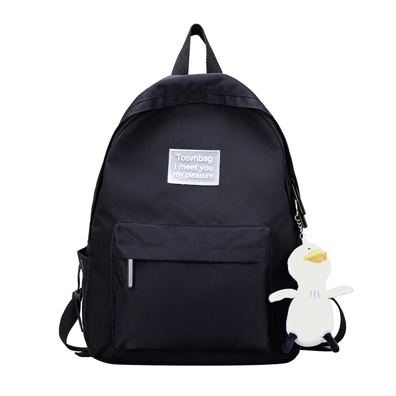 Nylon Backpack Women School Backpack Teenger Girl School Bags