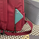 Nylon Backpack Women School Backpack Teenger Girl School Bags