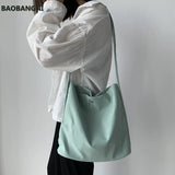 Nylon Canvas Shoulder Bag for Women Eco Shopping Tote Bags Handbags
