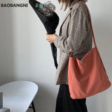 Nylon Canvas Shoulder Bag for Women Eco Shopping Tote Bags Handbags