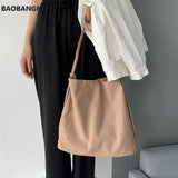 Nylon Canvas Shoulder Bag for Women Eco Shopping Tote Bags Handbags