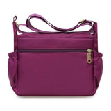 Nylon Diagonal Crossbody Bag for Women