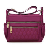Nylon Diagonal Crossbody Bag for Women