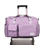 Nylon Large Capacity Travel Handbag Gym Bag Sports Shoulder Bag Weekend Handbag