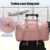 Nylon Travel Handbag Gym Bag Sports Shoulder Bag Weekend Handbag