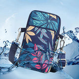 Fashionable Flower Shoulder Bag Outdoor Book Bag Purses for Women