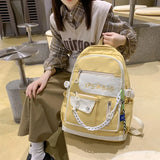 Nylon Waterproof School Bags Teenage Girls Backpacks Women Travel Bags