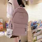 Nylon Waterproof Women School Bags for Teenage Girls Backpacks Student Bookbags