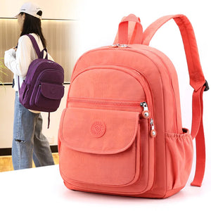 Nylon Women Backpack Large Capacity School Bags for Girls