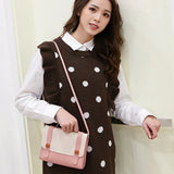One Shoulder Bag Lady HandBag Crossbody Bag Contrast Small Square Bag