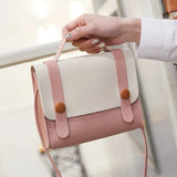 One Shoulder Bag Lady HandBag Crossbody Bag Contrast Small Square Bag