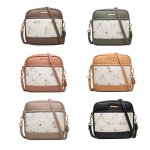 Print Crossbody Mini Bag One Shoulder Small Square Wallet