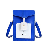 Socket Shape Bag for Women Shoulder Bag Casual Flap Purse Handbag Crossbody