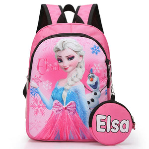 Breathable Elsa Schoolbag for Girls Backpacks Mochila Infantil