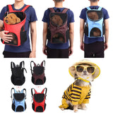 Breathable Dog Double Shoulder Bag Backpack Pet Travel Carrier