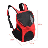 Breathable Dog Double Shoulder Bag Backpack Pet Travel Carrier