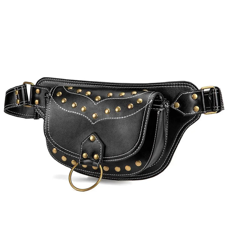 Outdoor Sports Women's Bag Gothic Leg Bag Waist Fanny Pack Chest Bum Purse