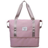 Waterproof Nylon Gym Bag with Yoga Mat Compartment
