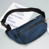 Outdoor Waist Bag Men Women Running Bum Bag Zip Fanny Pack Travel Chest Bag