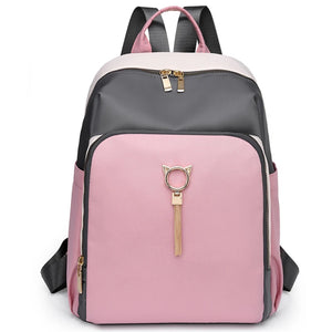 Anti Theft Oxford Cloth Backpack Women's School Bags