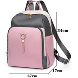 Anti Theft Oxford Cloth Backpack Women's School Bags