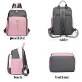 Anti Theft Oxford Cloth Backpack Women's School Bags