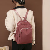 Casual Backpack for Women Lightweight Waterproof Large-capacity Schoolbag