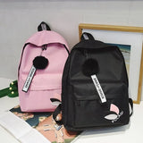 Waterproof Student Schoolbag Backpack Oxford Cloth