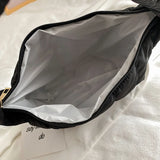 Embroidered Rhombus Shoulder Bag for Women