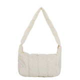Embroidered Rhombus Shoulder Bag for Women