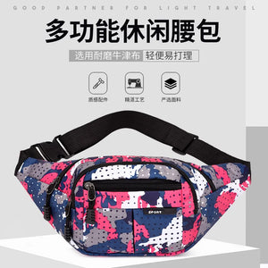Oxford Cloth Fanny Pack Chest Bag - Athleisure Running Bag