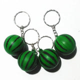 Banana Key Chain Soft Basketball Rugby Key Ring Smile Face Decorative Pendant