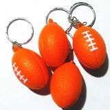 Banana Key Chain Soft Basketball Rugby Key Ring Smile Face Decorative Pendant